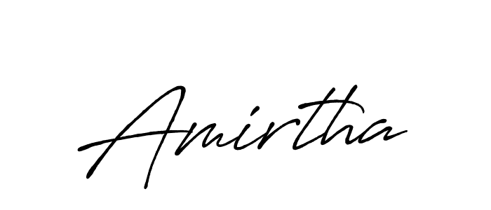 Antro_Vectra_Bolder is a professional signature style that is perfect for those who want to add a touch of class to their signature. It is also a great choice for those who want to make their signature more unique. Get Amirtha name to fancy signature for free. Amirtha signature style 7 images and pictures png