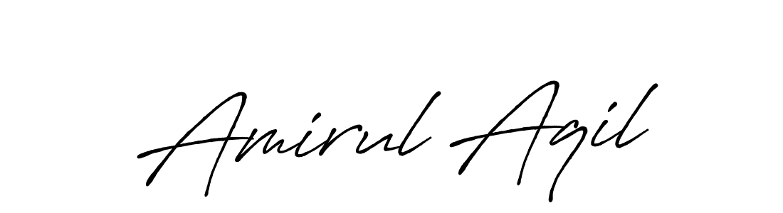 How to Draw Amirul Aqil signature style? Antro_Vectra_Bolder is a latest design signature styles for name Amirul Aqil. Amirul Aqil signature style 7 images and pictures png