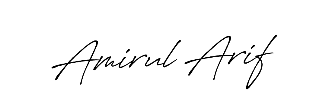 Make a beautiful signature design for name Amirul Arif. Use this online signature maker to create a handwritten signature for free. Amirul Arif signature style 7 images and pictures png