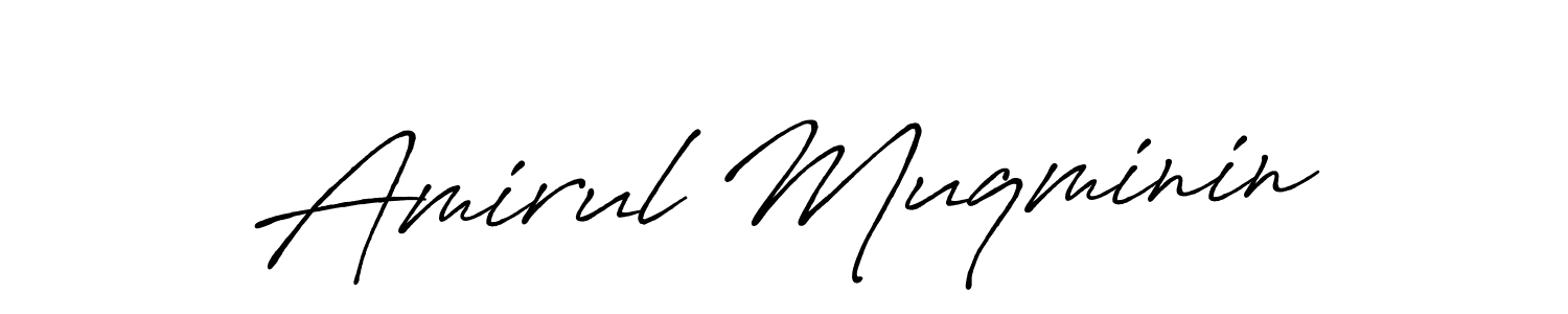 Best and Professional Signature Style for Amirul Muqminin. Antro_Vectra_Bolder Best Signature Style Collection. Amirul Muqminin signature style 7 images and pictures png