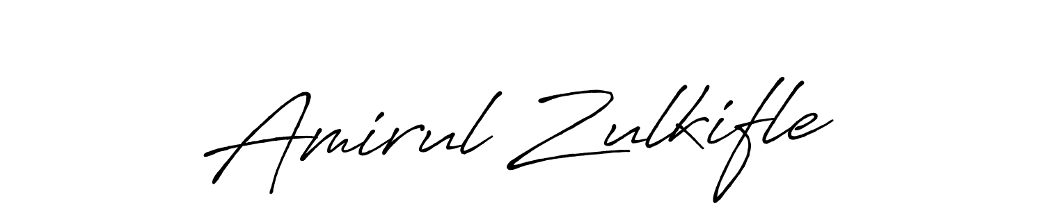 Once you've used our free online signature maker to create your best signature Antro_Vectra_Bolder style, it's time to enjoy all of the benefits that Amirul Zulkifle name signing documents. Amirul Zulkifle signature style 7 images and pictures png