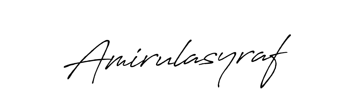 It looks lik you need a new signature style for name Amirulasyraf. Design unique handwritten (Antro_Vectra_Bolder) signature with our free signature maker in just a few clicks. Amirulasyraf signature style 7 images and pictures png