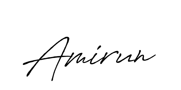 Similarly Antro_Vectra_Bolder is the best handwritten signature design. Signature creator online .You can use it as an online autograph creator for name Amirun. Amirun signature style 7 images and pictures png