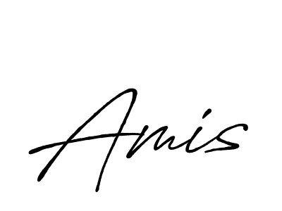 Create a beautiful signature design for name Amis. With this signature (Antro_Vectra_Bolder) fonts, you can make a handwritten signature for free. Amis signature style 7 images and pictures png