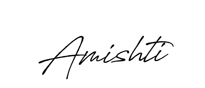 You should practise on your own different ways (Antro_Vectra_Bolder) to write your name (Amishti) in signature. don't let someone else do it for you. Amishti signature style 7 images and pictures png