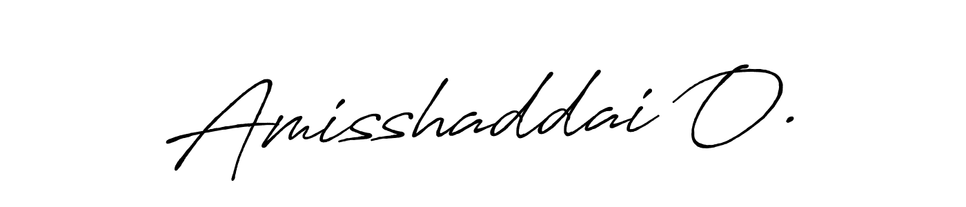 Use a signature maker to create a handwritten signature online. With this signature software, you can design (Antro_Vectra_Bolder) your own signature for name Amisshaddai O.. Amisshaddai O. signature style 7 images and pictures png