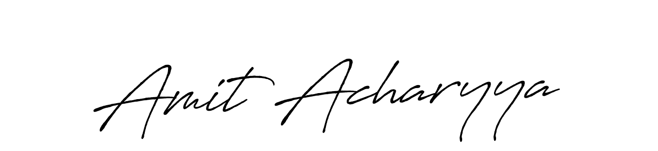 Amit Acharyya stylish signature style. Best Handwritten Sign (Antro_Vectra_Bolder) for my name. Handwritten Signature Collection Ideas for my name Amit Acharyya. Amit Acharyya signature style 7 images and pictures png