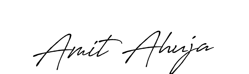 Also we have Amit Ahuja name is the best signature style. Create professional handwritten signature collection using Antro_Vectra_Bolder autograph style. Amit Ahuja signature style 7 images and pictures png