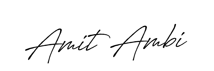 Also You can easily find your signature by using the search form. We will create Amit Ambi name handwritten signature images for you free of cost using Antro_Vectra_Bolder sign style. Amit Ambi signature style 7 images and pictures png