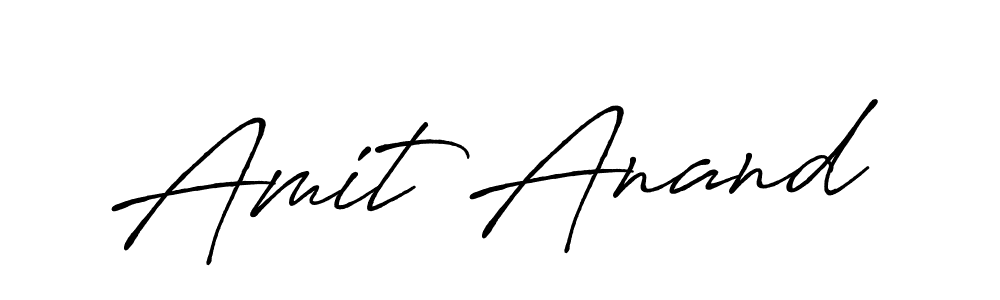 Create a beautiful signature design for name Amit Anand. With this signature (Antro_Vectra_Bolder) fonts, you can make a handwritten signature for free. Amit Anand signature style 7 images and pictures png