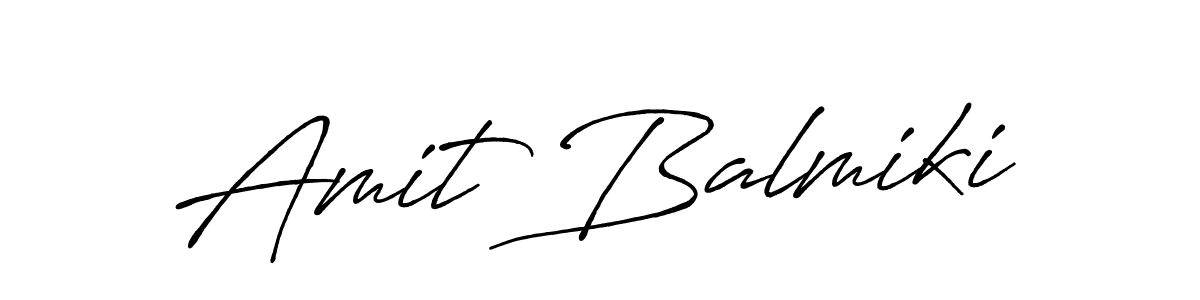 It looks lik you need a new signature style for name Amit Balmiki. Design unique handwritten (Antro_Vectra_Bolder) signature with our free signature maker in just a few clicks. Amit Balmiki signature style 7 images and pictures png
