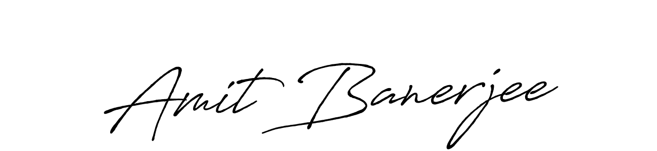 Use a signature maker to create a handwritten signature online. With this signature software, you can design (Antro_Vectra_Bolder) your own signature for name Amit Banerjee. Amit Banerjee signature style 7 images and pictures png