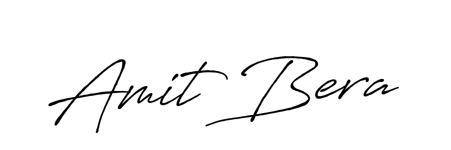 Use a signature maker to create a handwritten signature online. With this signature software, you can design (Antro_Vectra_Bolder) your own signature for name Amit Bera. Amit Bera signature style 7 images and pictures png