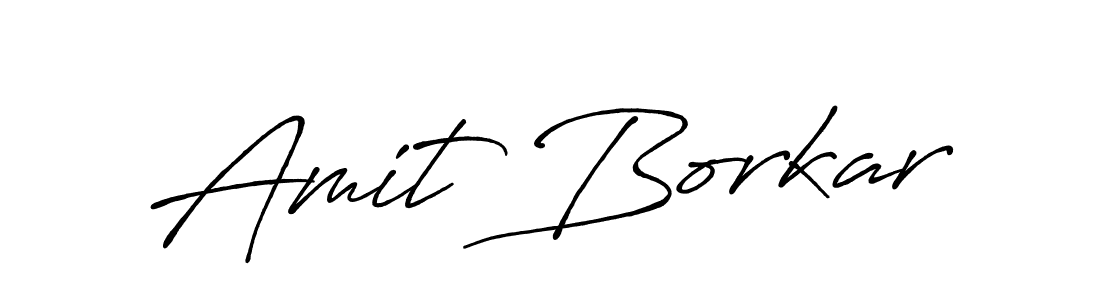 Design your own signature with our free online signature maker. With this signature software, you can create a handwritten (Antro_Vectra_Bolder) signature for name Amit Borkar. Amit Borkar signature style 7 images and pictures png