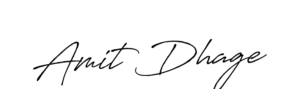 Make a short Amit Dhage signature style. Manage your documents anywhere anytime using Antro_Vectra_Bolder. Create and add eSignatures, submit forms, share and send files easily. Amit Dhage signature style 7 images and pictures png
