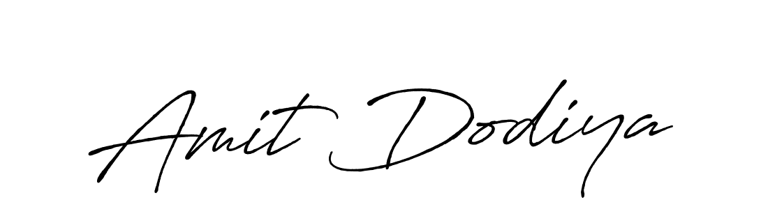 Design your own signature with our free online signature maker. With this signature software, you can create a handwritten (Antro_Vectra_Bolder) signature for name Amit Dodiya. Amit Dodiya signature style 7 images and pictures png