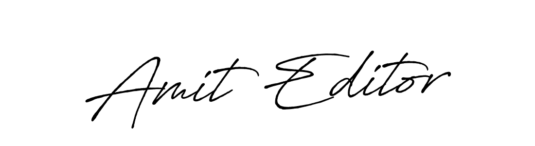 Make a beautiful signature design for name Amit Editor. Use this online signature maker to create a handwritten signature for free. Amit Editor signature style 7 images and pictures png