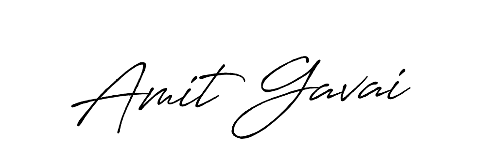 Amit Gavai stylish signature style. Best Handwritten Sign (Antro_Vectra_Bolder) for my name. Handwritten Signature Collection Ideas for my name Amit Gavai. Amit Gavai signature style 7 images and pictures png