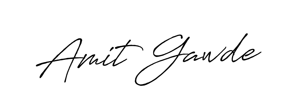 Also You can easily find your signature by using the search form. We will create Amit Gawde name handwritten signature images for you free of cost using Antro_Vectra_Bolder sign style. Amit Gawde signature style 7 images and pictures png