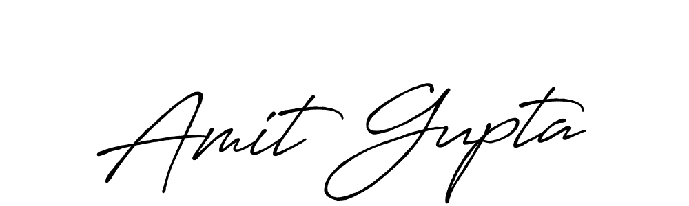 Amit Gupta stylish signature style. Best Handwritten Sign (Antro_Vectra_Bolder) for my name. Handwritten Signature Collection Ideas for my name Amit Gupta. Amit Gupta signature style 7 images and pictures png