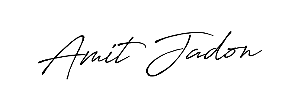 if you are searching for the best signature style for your name Amit Jadon. so please give up your signature search. here we have designed multiple signature styles  using Antro_Vectra_Bolder. Amit Jadon signature style 7 images and pictures png
