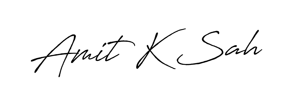 Once you've used our free online signature maker to create your best signature Antro_Vectra_Bolder style, it's time to enjoy all of the benefits that Amit K Sah name signing documents. Amit K Sah signature style 7 images and pictures png