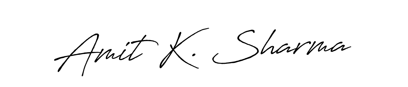 Make a short Amit K. Sharma signature style. Manage your documents anywhere anytime using Antro_Vectra_Bolder. Create and add eSignatures, submit forms, share and send files easily. Amit K. Sharma signature style 7 images and pictures png