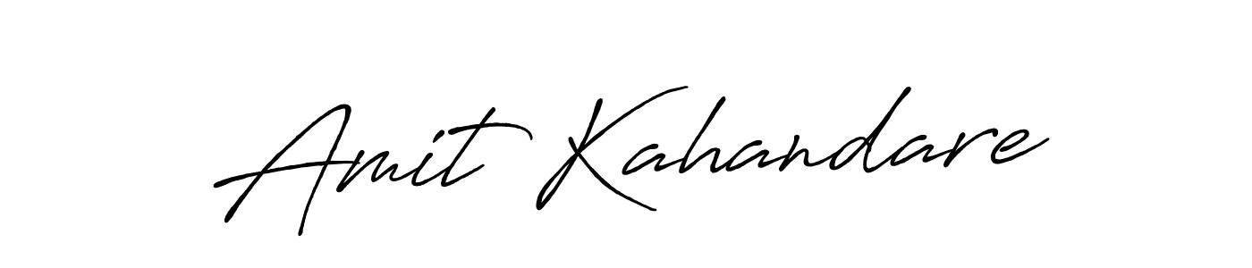 Use a signature maker to create a handwritten signature online. With this signature software, you can design (Antro_Vectra_Bolder) your own signature for name Amit Kahandare. Amit Kahandare signature style 7 images and pictures png