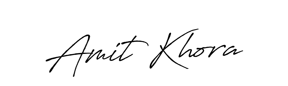 Also we have Amit Khora name is the best signature style. Create professional handwritten signature collection using Antro_Vectra_Bolder autograph style. Amit Khora signature style 7 images and pictures png