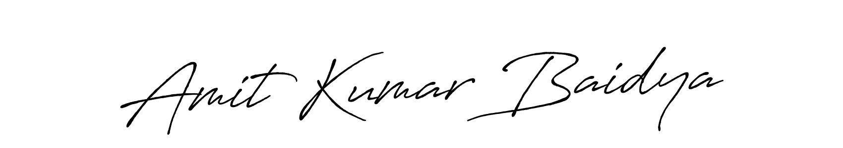 Make a short Amit Kumar Baidya signature style. Manage your documents anywhere anytime using Antro_Vectra_Bolder. Create and add eSignatures, submit forms, share and send files easily. Amit Kumar Baidya signature style 7 images and pictures png
