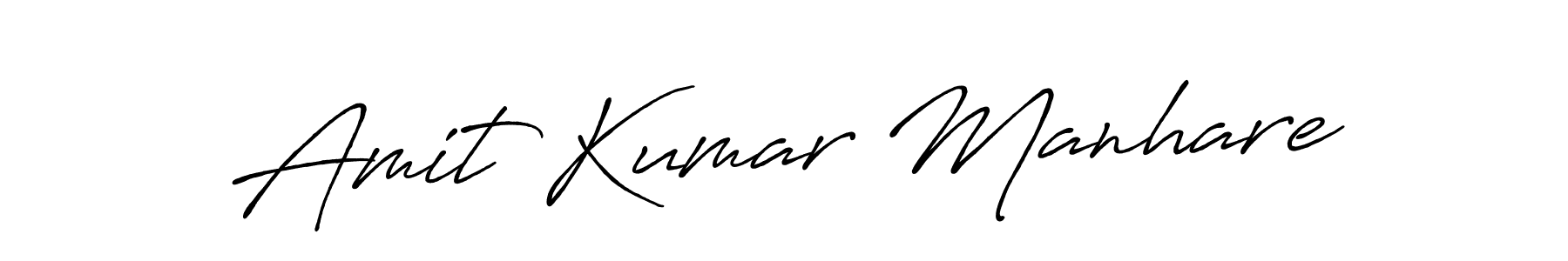 This is the best signature style for the Amit Kumar Manhare name. Also you like these signature font (Antro_Vectra_Bolder). Mix name signature. Amit Kumar Manhare signature style 7 images and pictures png