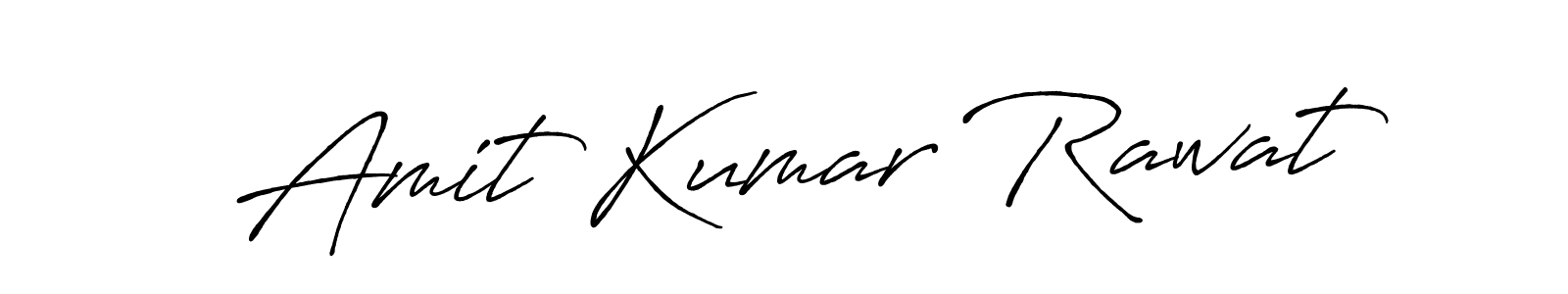 Use a signature maker to create a handwritten signature online. With this signature software, you can design (Antro_Vectra_Bolder) your own signature for name Amit Kumar Rawat. Amit Kumar Rawat signature style 7 images and pictures png
