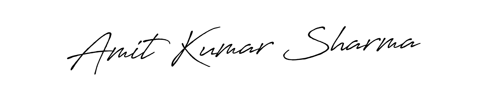 Also we have Amit Kumar Sharma name is the best signature style. Create professional handwritten signature collection using Antro_Vectra_Bolder autograph style. Amit Kumar Sharma signature style 7 images and pictures png