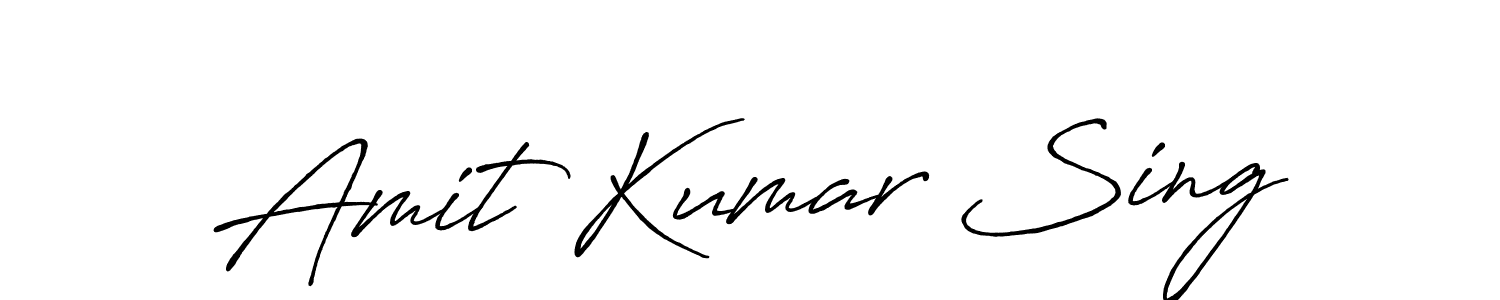 How to Draw Amit Kumar Sing signature style? Antro_Vectra_Bolder is a latest design signature styles for name Amit Kumar Sing. Amit Kumar Sing signature style 7 images and pictures png