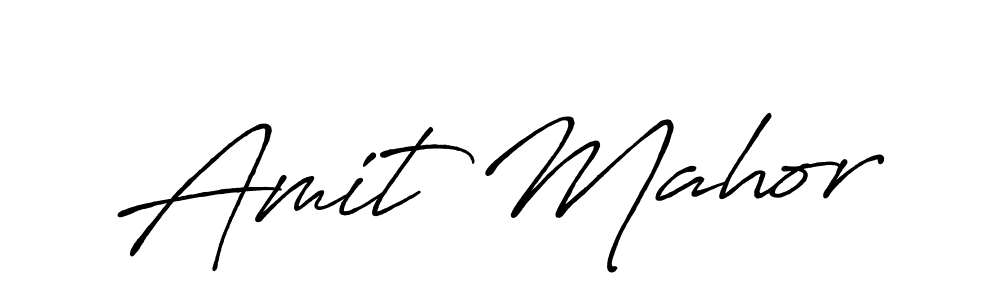 Antro_Vectra_Bolder is a professional signature style that is perfect for those who want to add a touch of class to their signature. It is also a great choice for those who want to make their signature more unique. Get Amit Mahor name to fancy signature for free. Amit Mahor signature style 7 images and pictures png