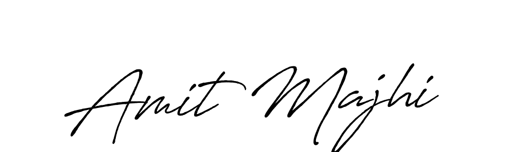 Create a beautiful signature design for name Amit Majhi. With this signature (Antro_Vectra_Bolder) fonts, you can make a handwritten signature for free. Amit Majhi signature style 7 images and pictures png