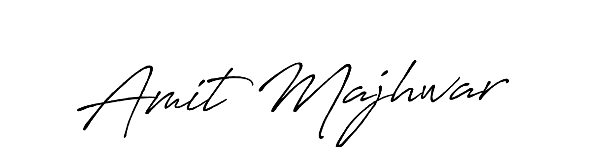 Also we have Amit Majhwar name is the best signature style. Create professional handwritten signature collection using Antro_Vectra_Bolder autograph style. Amit Majhwar signature style 7 images and pictures png