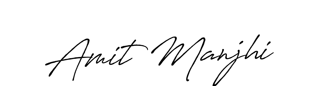 Once you've used our free online signature maker to create your best signature Antro_Vectra_Bolder style, it's time to enjoy all of the benefits that Amit Manjhi name signing documents. Amit Manjhi signature style 7 images and pictures png