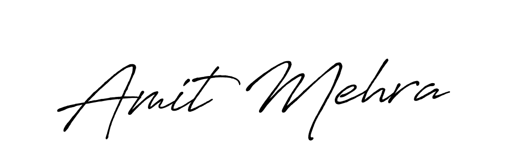 How to make Amit Mehra signature? Antro_Vectra_Bolder is a professional autograph style. Create handwritten signature for Amit Mehra name. Amit Mehra signature style 7 images and pictures png