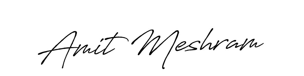 Once you've used our free online signature maker to create your best signature Antro_Vectra_Bolder style, it's time to enjoy all of the benefits that Amit Meshram name signing documents. Amit Meshram signature style 7 images and pictures png