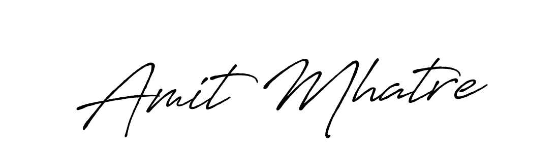 How to make Amit Mhatre signature? Antro_Vectra_Bolder is a professional autograph style. Create handwritten signature for Amit Mhatre name. Amit Mhatre signature style 7 images and pictures png