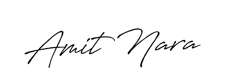 Design your own signature with our free online signature maker. With this signature software, you can create a handwritten (Antro_Vectra_Bolder) signature for name Amit Nara. Amit Nara signature style 7 images and pictures png