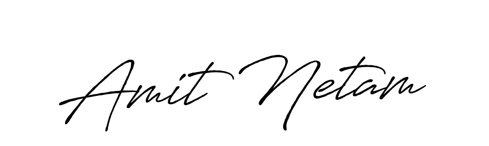 You can use this online signature creator to create a handwritten signature for the name Amit Netam. This is the best online autograph maker. Amit Netam signature style 7 images and pictures png