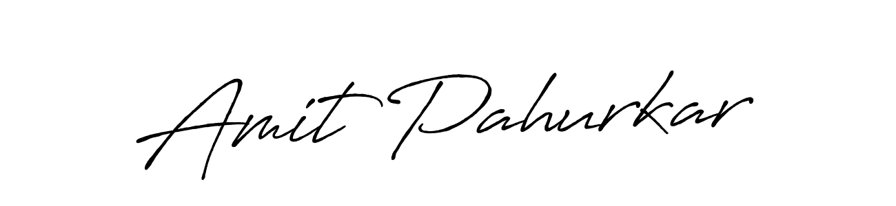 Also we have Amit Pahurkar name is the best signature style. Create professional handwritten signature collection using Antro_Vectra_Bolder autograph style. Amit Pahurkar signature style 7 images and pictures png