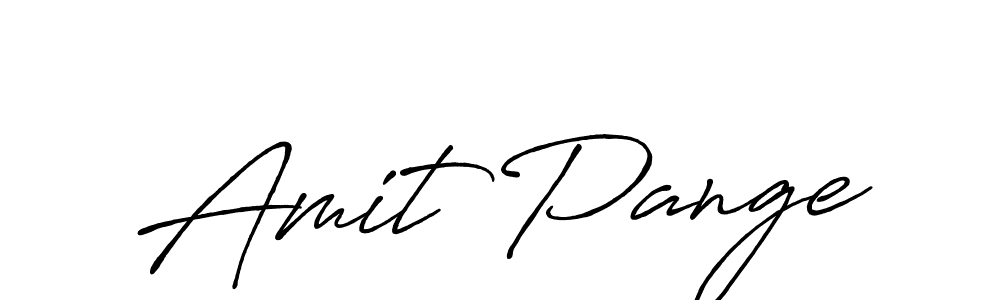 Also You can easily find your signature by using the search form. We will create Amit Pange name handwritten signature images for you free of cost using Antro_Vectra_Bolder sign style. Amit Pange signature style 7 images and pictures png