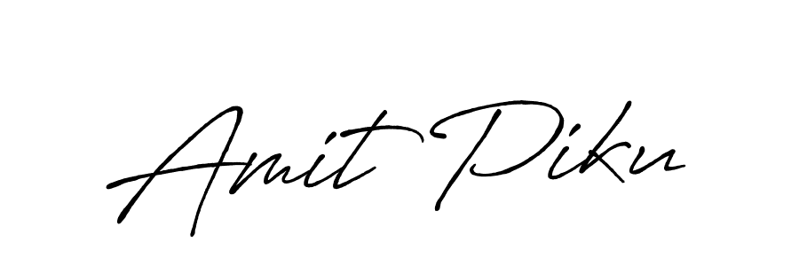 The best way (Antro_Vectra_Bolder) to make a short signature is to pick only two or three words in your name. The name Amit Piku include a total of six letters. For converting this name. Amit Piku signature style 7 images and pictures png