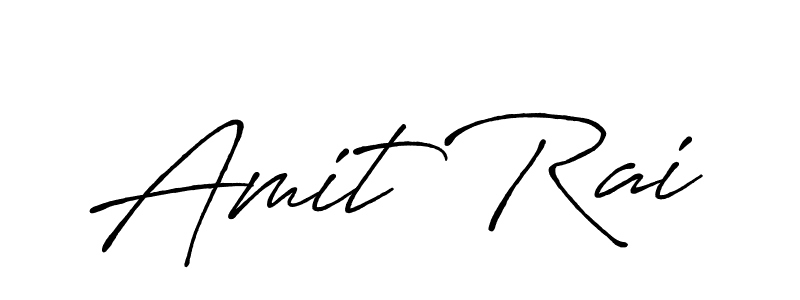 Amit Rai stylish signature style. Best Handwritten Sign (Antro_Vectra_Bolder) for my name. Handwritten Signature Collection Ideas for my name Amit Rai. Amit Rai signature style 7 images and pictures png