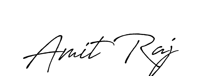 Use a signature maker to create a handwritten signature online. With this signature software, you can design (Antro_Vectra_Bolder) your own signature for name Amit Raj. Amit Raj signature style 7 images and pictures png