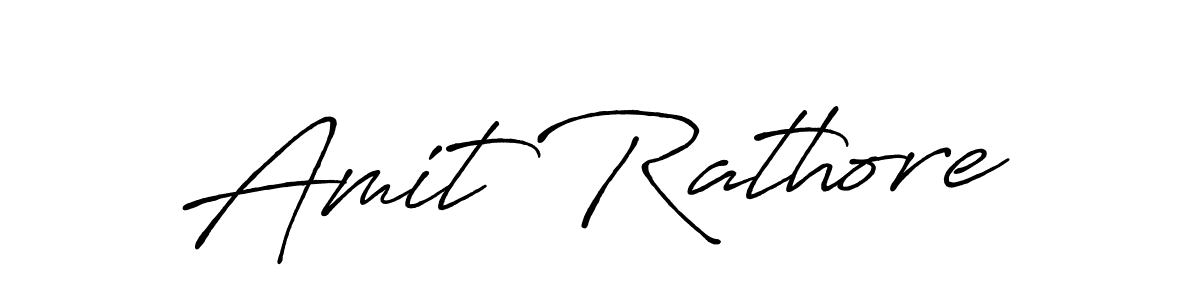 Amit Rathore stylish signature style. Best Handwritten Sign (Antro_Vectra_Bolder) for my name. Handwritten Signature Collection Ideas for my name Amit Rathore. Amit Rathore signature style 7 images and pictures png