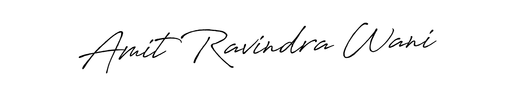 if you are searching for the best signature style for your name Amit Ravindra Wani. so please give up your signature search. here we have designed multiple signature styles  using Antro_Vectra_Bolder. Amit Ravindra Wani signature style 7 images and pictures png